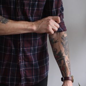 Long Sleeve Button Up Flannel Shirt